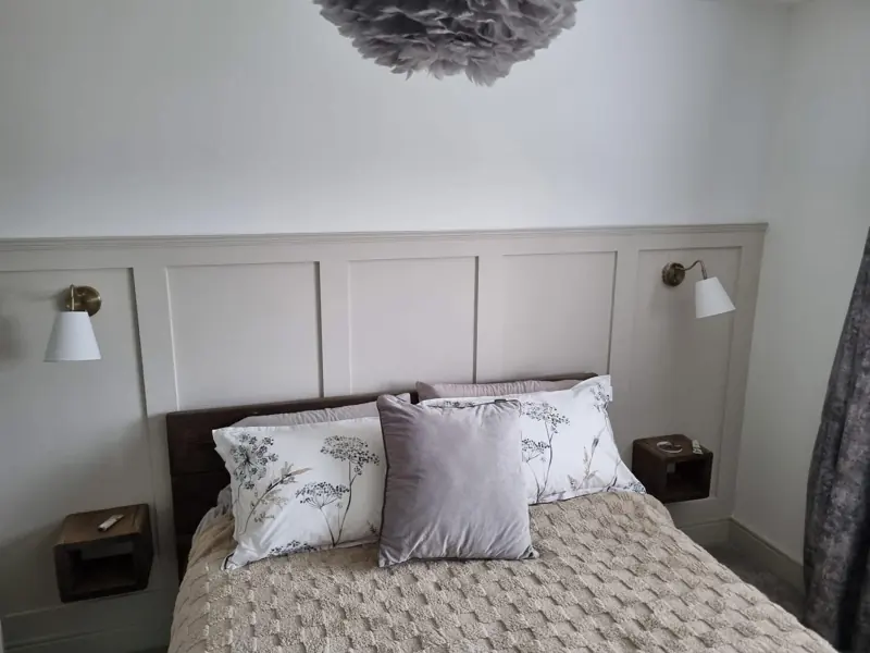 Bedroom wall panelling